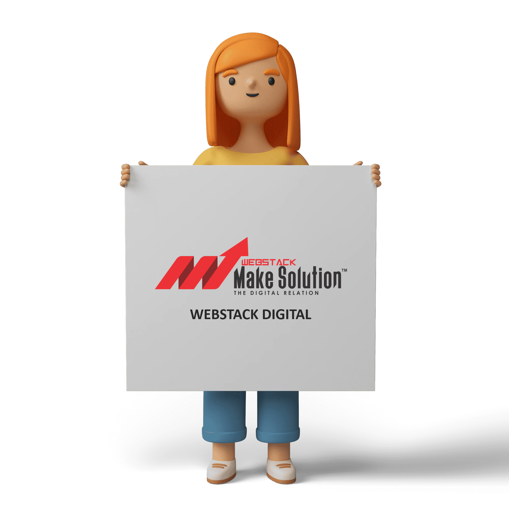 Webstack Digital logo showing in website